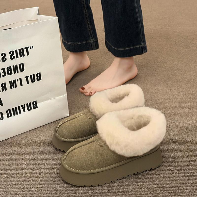 

Зимние ботинки на толстой подошве, новые осенне-зимние, утепленные флисом, теплые, морозостойкие, пушистые ботинки, короткое голенище, модные, для выхода в свет, универсальные хлопковые ботинки 40