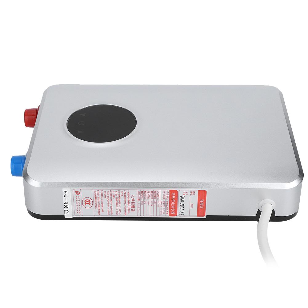 5500W Intelligent Electric Hot Water Heater Touch Screen Instant Heating Builtin AntiLeakage