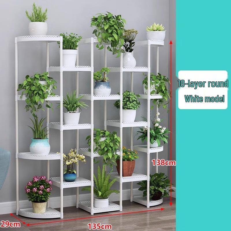 Tiered Round Plastic Plant Stand