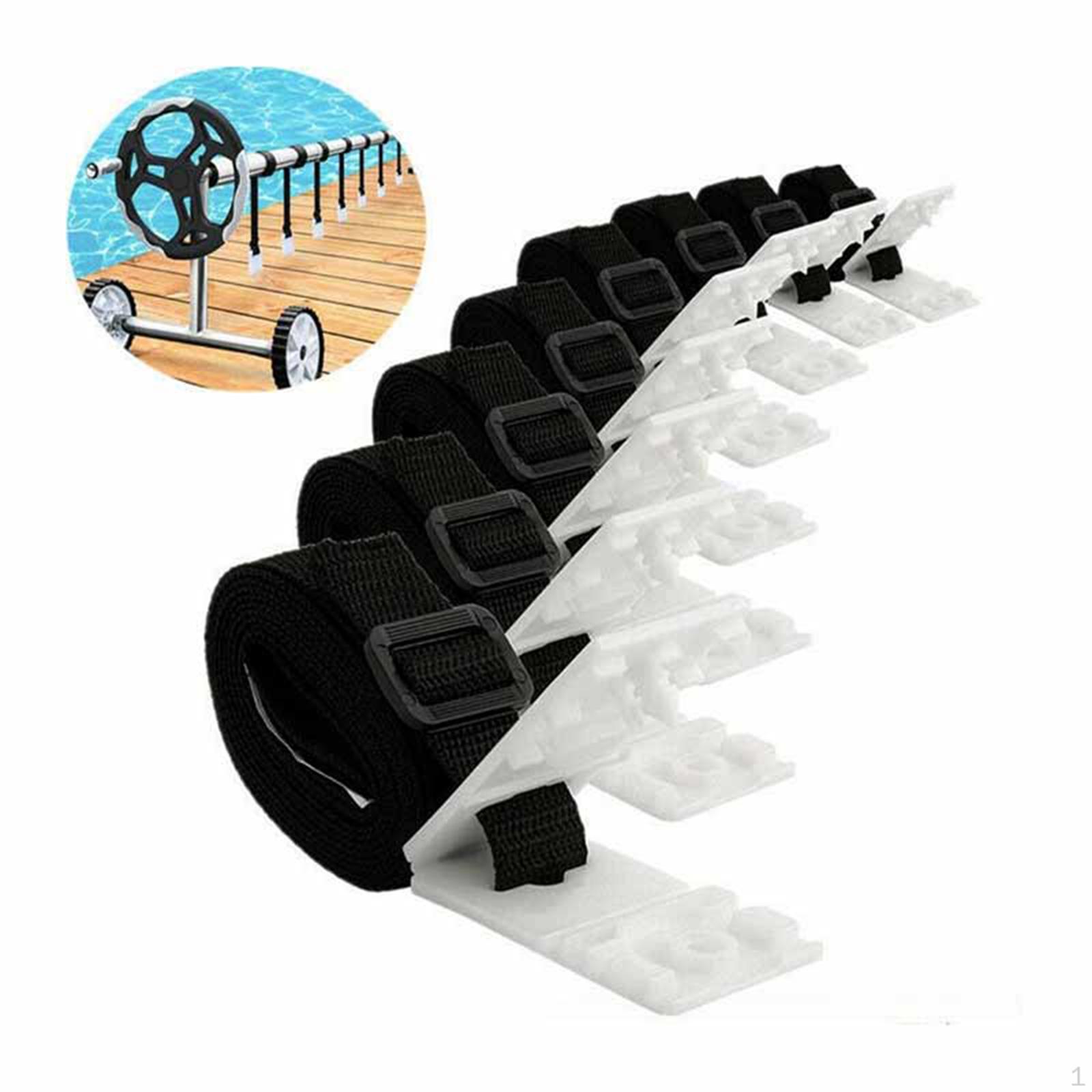 8Set Roller Attachment Solar Blanket Straps Cover Reel Kit for Parts