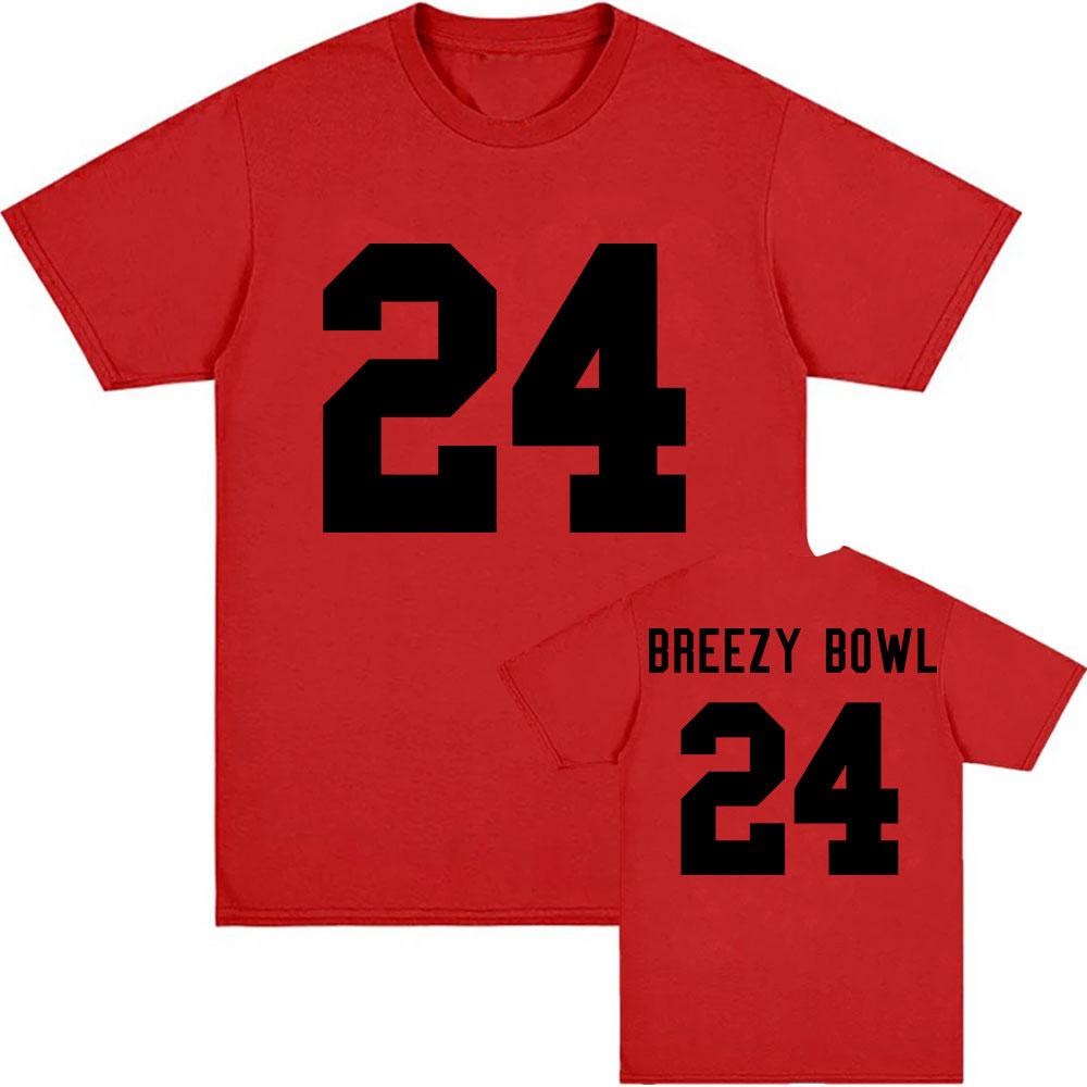 BREEZY BOWL 24 Tshirts Chris Brown Singer Graphic T-shirt Short Sleeve O-neck Unisex Streetwear Soft Cotton Men/Women T Shirt