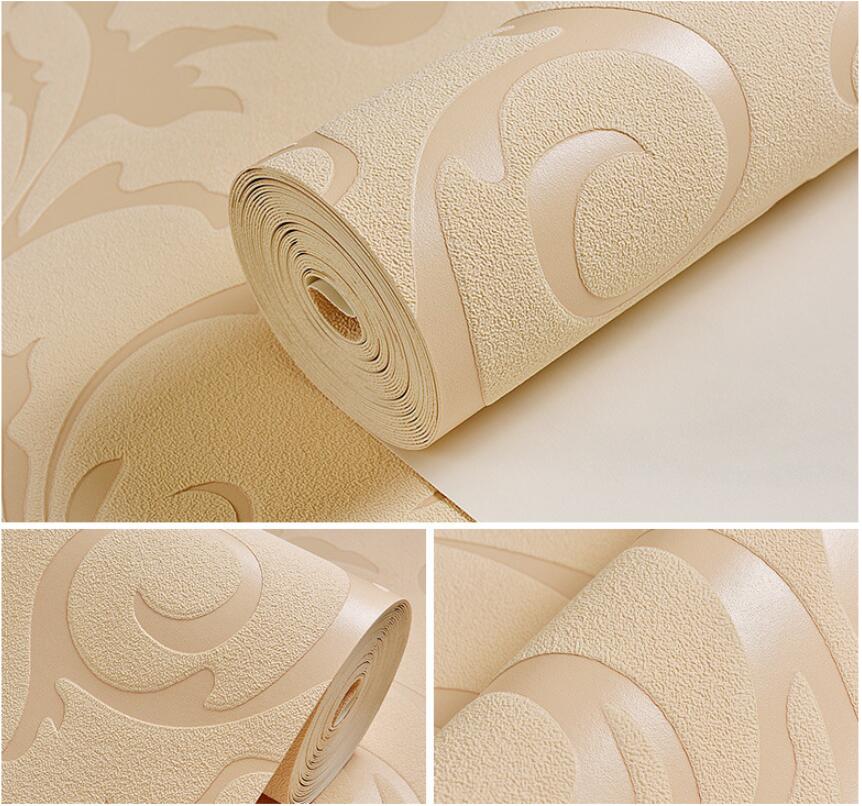 

wellyu 3d обои Европейский олений велюр Обои в рулоне Гостиная ТВ фон золото бежевый Настенная бумага спальня 3D 5.3㎡