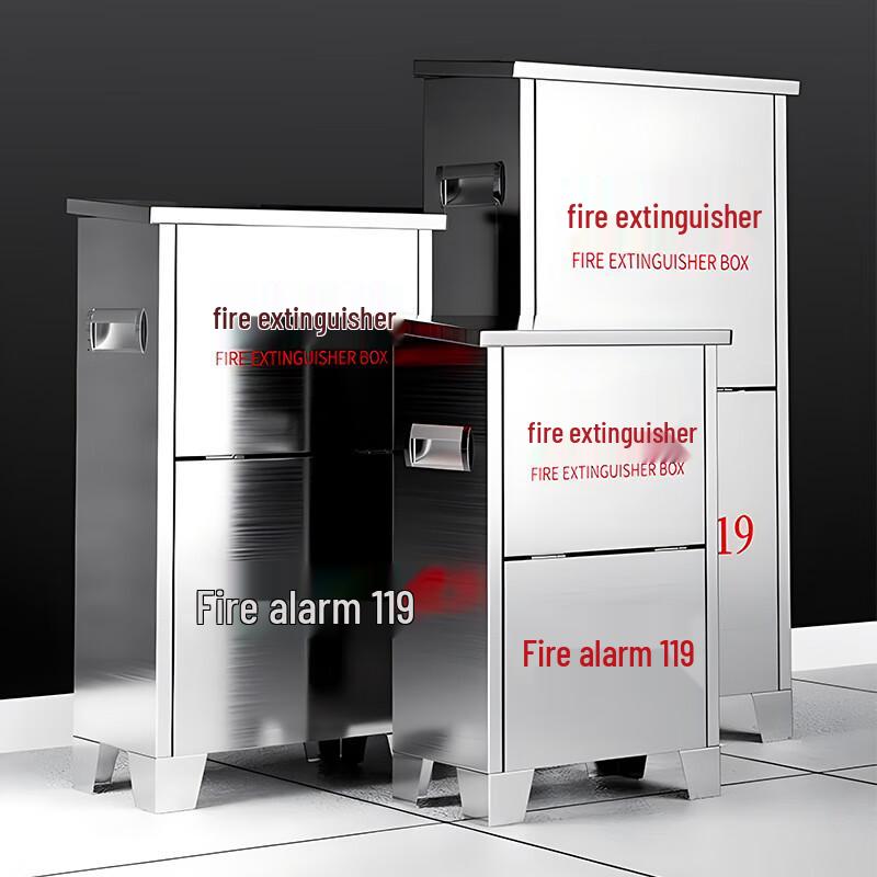 Beifute 8kg 304 Stainless Steel Fire Extinguisher Cabinet