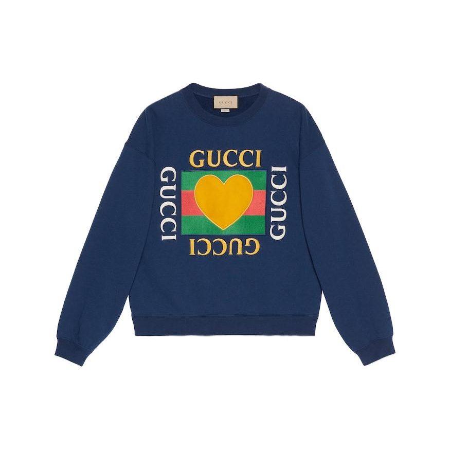 Gucci FW23 Sweatshirt Men's Blue 715919-XJFRY-4030