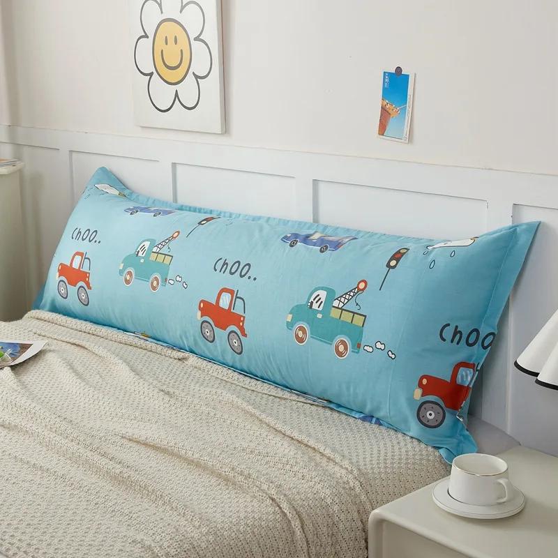 Bedding Pillow Covers Cartoon Dinosaur Body Pillow Cover for Boys Girls Cotton Long Pillowcase Decorative Cushion for Bedroom
