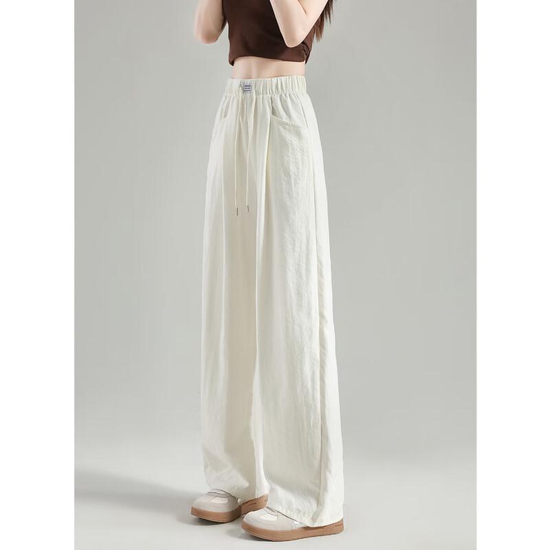 TonLion Women's 2025 Summer Relaxed Fit Straight Leg Drapey Trousers