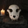 Realistic Sheep Skull Masque Halloween Head Masque, Full Face Cosplay Accessory, Spooky Scary Animal for Masquerade Party 3D