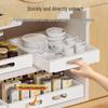 Kitchen Drawer Pull-Out Storage Rack