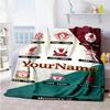 Liverpool Personalized Name Blanket Lightweight Personalized Blanket Soft Warm Cozy Versatile for Sofa Livingroom Office Chair Chair