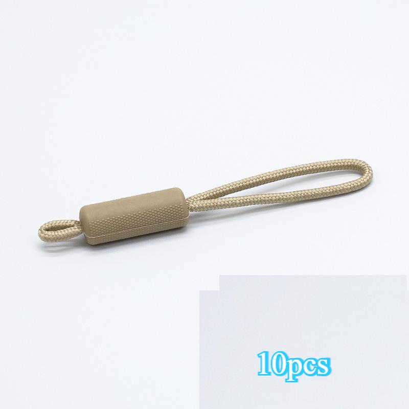 10PCS Long Handle Zipper Pullers Zipper Slider Extension Rope Garment Bag Zipper Repair Tools DIY Sewing Supplies