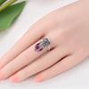 Original 925 Sterling Silver Sparkling Dream Heart Dreamcatcher Ring For Women Girls Jewelry Birthday Anniversary Gifts