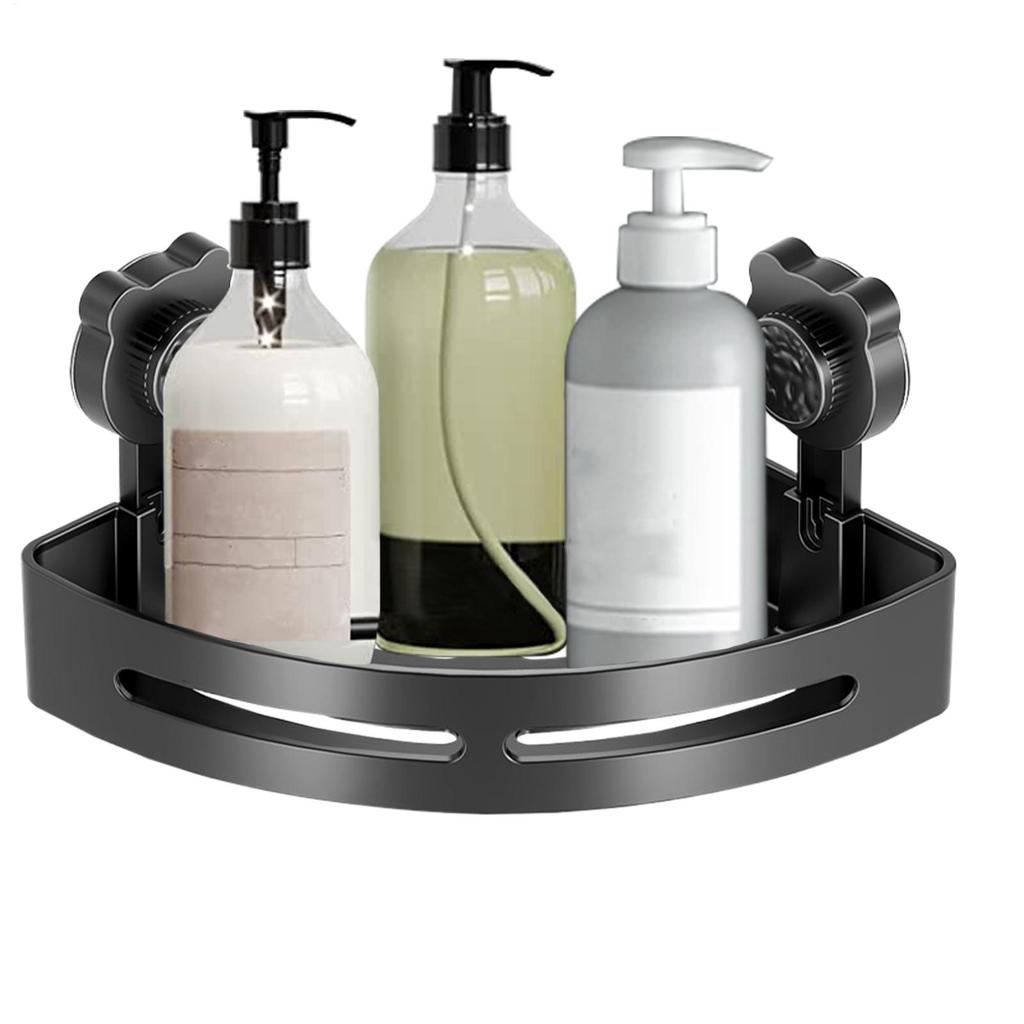 No Punching Required Bathroom Shampoo Holder Shower Caddy Shelves Storage Shelf Towel Holder Shelves For Bathroom