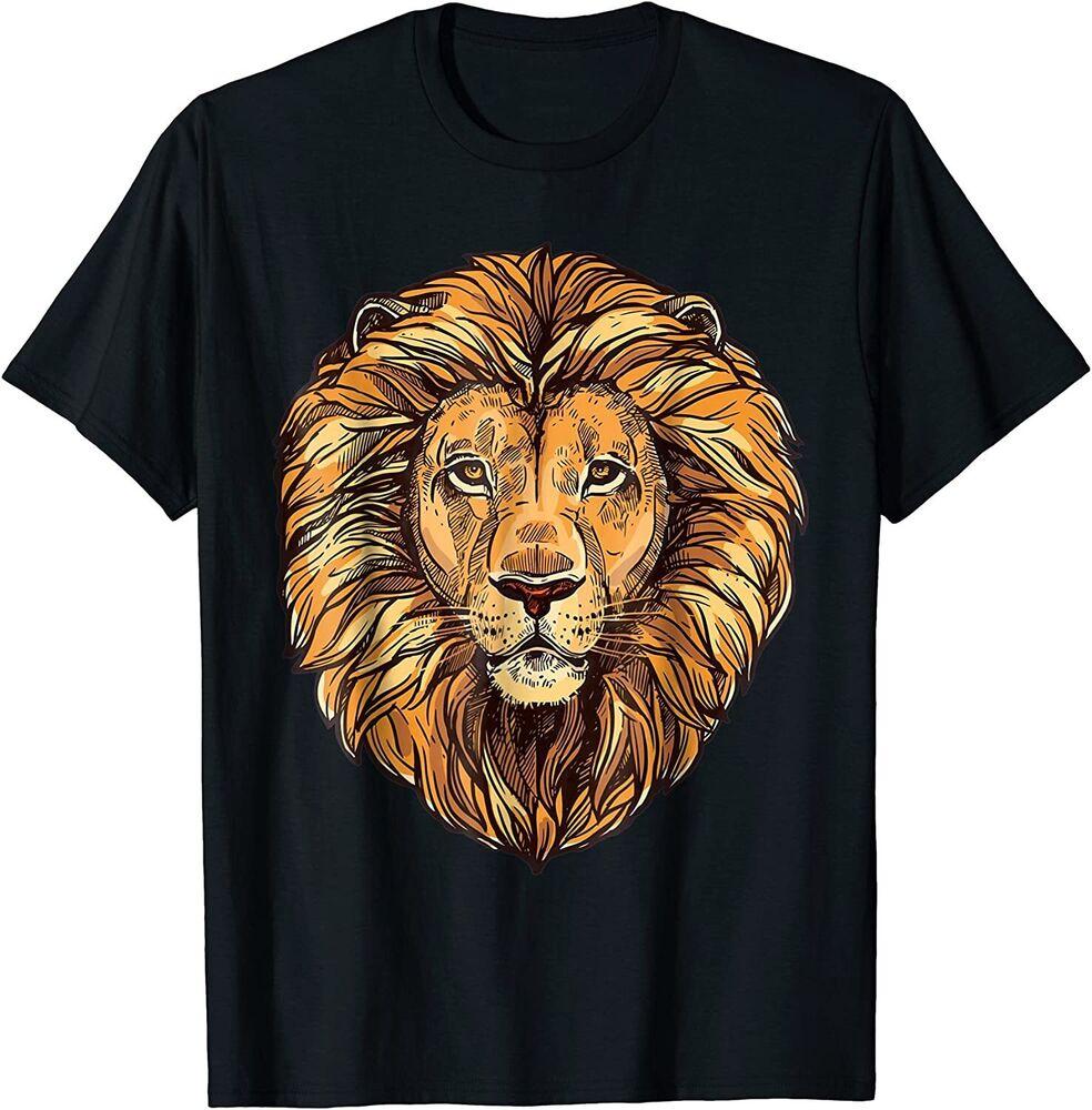 

Футболка унисекс с детальным рисунком Majestic Lion Mane