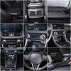 Für Toyota RAV4 2020-2026 ABS Kohlefaser Innenraum-Kit Armaturenbrett Konsole Schalthebel Panel Dekorationsabdeckung Zierleisten Aufkleber