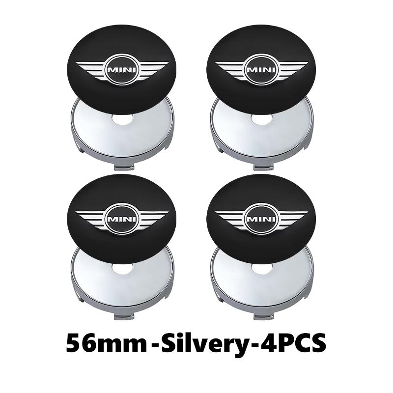 

4pcs 56/60mm Car Wheel Center Hub Cap Rim Cover Stickers For MINI John Cooper Works R50 R52 R53 R55 R56 F54 F55 F56 F60