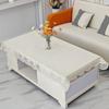 Waterproof, Heat-Resistant PVC Tablecloth - Oil-Proof, Wash-Free, European Style Rectangular Dining or Coffee Table Cover, Pastoral Design.