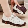 Sneakers Damenschuhe Plateau Slipper Lässige Schnürschuhe Leder Flach Slip-On Mama Schuh Neu Frühling Chaussure Femme Mujer Zapatos