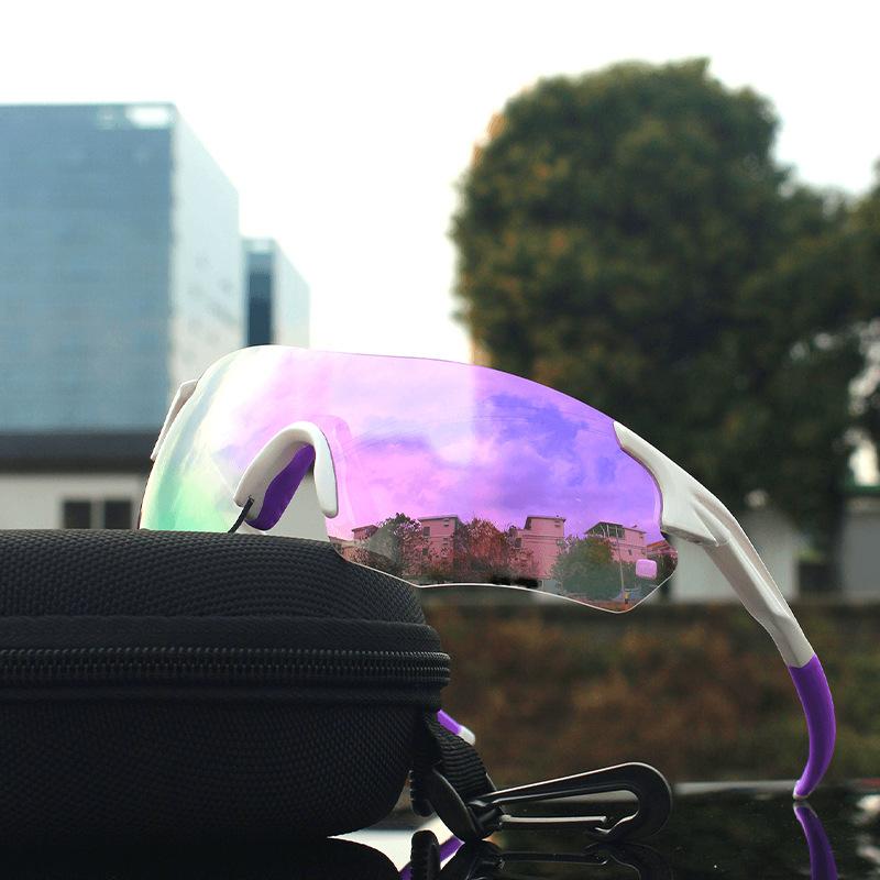 Running Sports Glasses Day and Night, Card Myopia Ultra-light Anti-ultraviolet Outdoor Discoloration Cycling Eye Protection Glasses