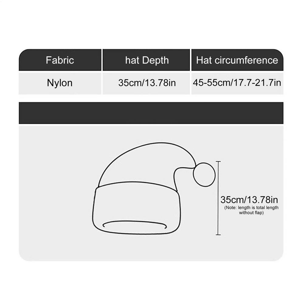 

Santa Hats For Kids Winter Christmas Decorative Hat Seasonal Decorative Thermal Santa Claus Hats For Holiday Gatherings красный
