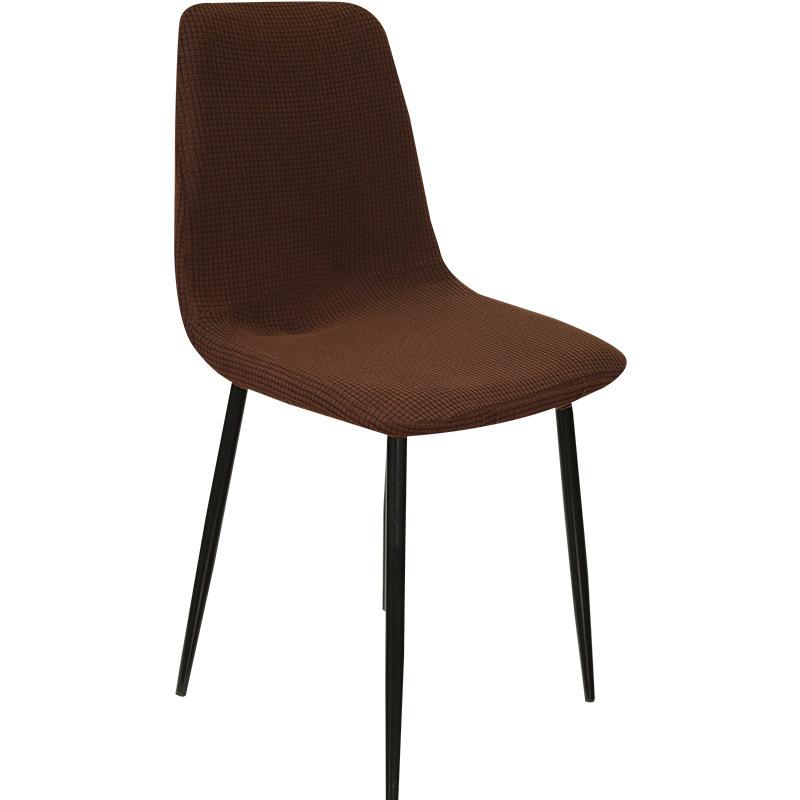 Jacquard Waterproof Shell Chair Cover Short Back Scandinavian Chair Covers Adjustable Dining Room Seat Covers For Bar Party
