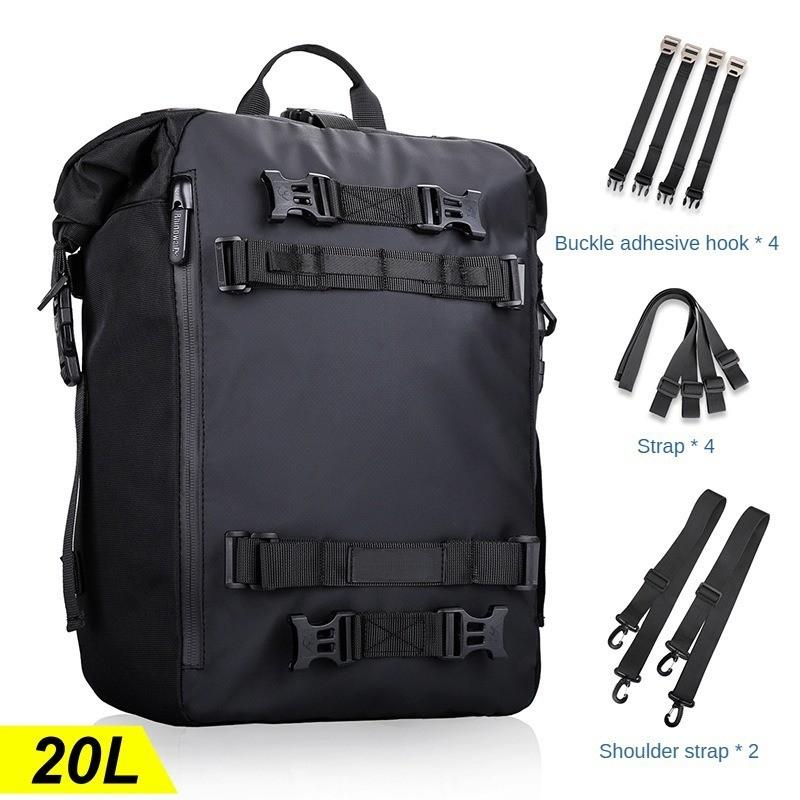 Multifunctional Motorcycle Rear Seat Bag Detachable Zipper Inner Bag Waterproof Hanging Bag Large Capacity Combined Bag 2-in-1/3-in-1/4-in-1