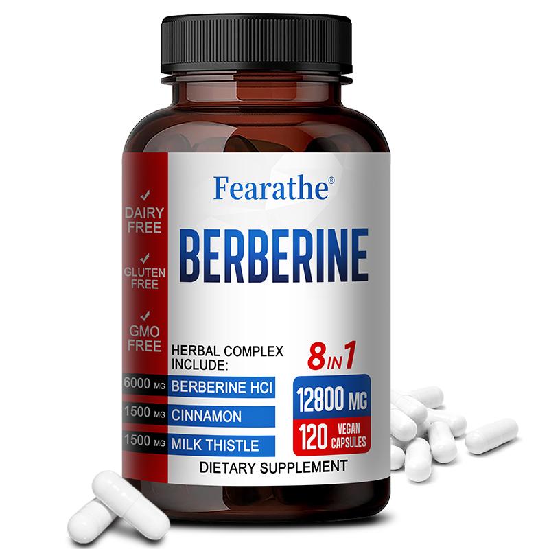 Berberina e Cannella di Ceylon 6000 mg 120 capsule Salute del Cuore e Immunità