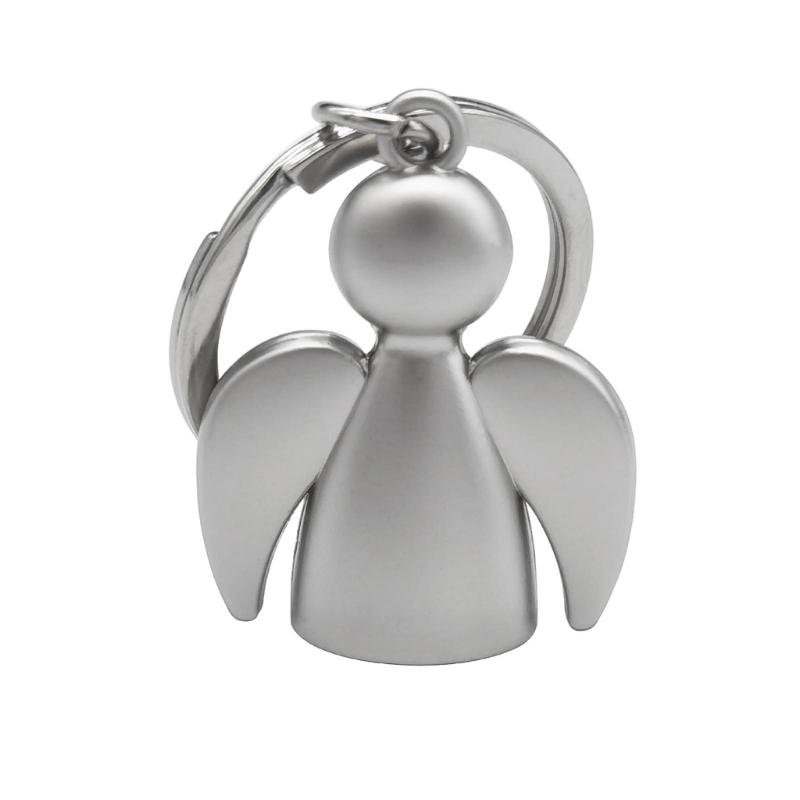 Trendy Angel Wing Keyring Protective Amulet for Men Women Backpack Pendant Decor