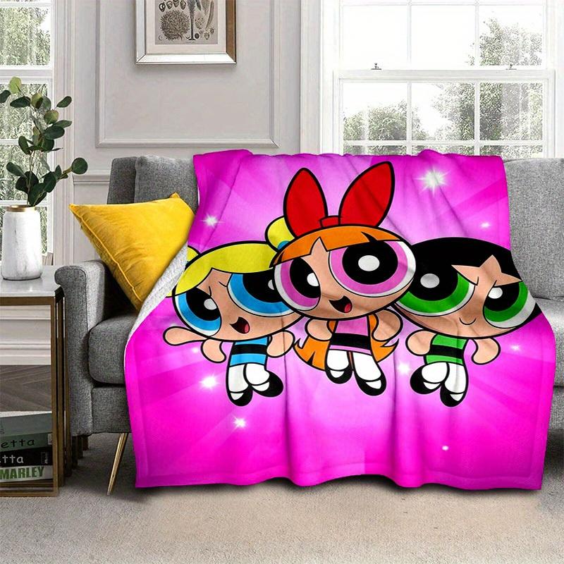 1pcPowerpuff Blanket - Soft and Comfortable for All Seasons - Perfect Gift IdeaA043033m