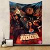 The Man Called Noon Western Movie Poster Tapestry Wall Hanging, Vintage Gunslinger Film Art, Retro Decor for Bedroom Living Room Man Cave