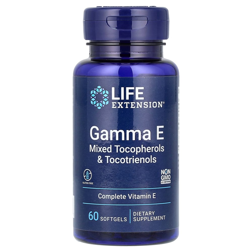 Life Extension Gamma E Mixed Tocopherols & Tocotrienols Softgels 60 Count