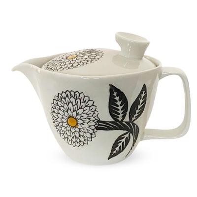 Hasami Ware Coffee Made In with Stainless Steel 240ml Dahlia Microwave and Dishwasher Safe J-kitchens Dripper/Teapot, Japan, Filter, Large,