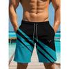 Herren Badeshorts mit Kordelzug, aus Polyesterfaserstoff, maschinenwaschbar - sportlicher Stil