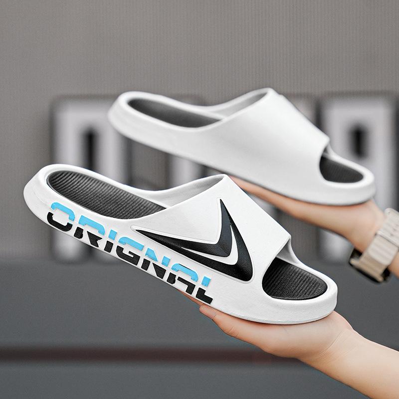 Men's Summer  SlidesSoft Sole Silent Sandals Couples Indoor Outdoor Athletic Beach Slides