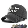 Fashion Vintage Baseball Hat for Men Women Washed Cotton Letter Embroidery Snapback Duck Tongue Cap Unisex Sunshade Hat