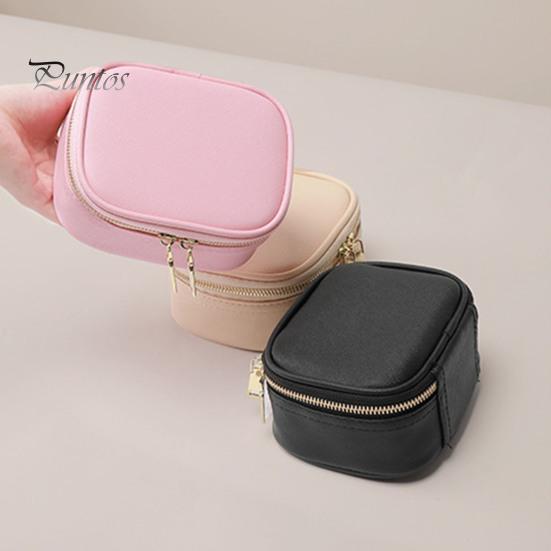 Travel Makeup Bag with LED Mirror Large Capacity Zipper Closure Portable Size Makeup Case Cosmetic Brush Organizer