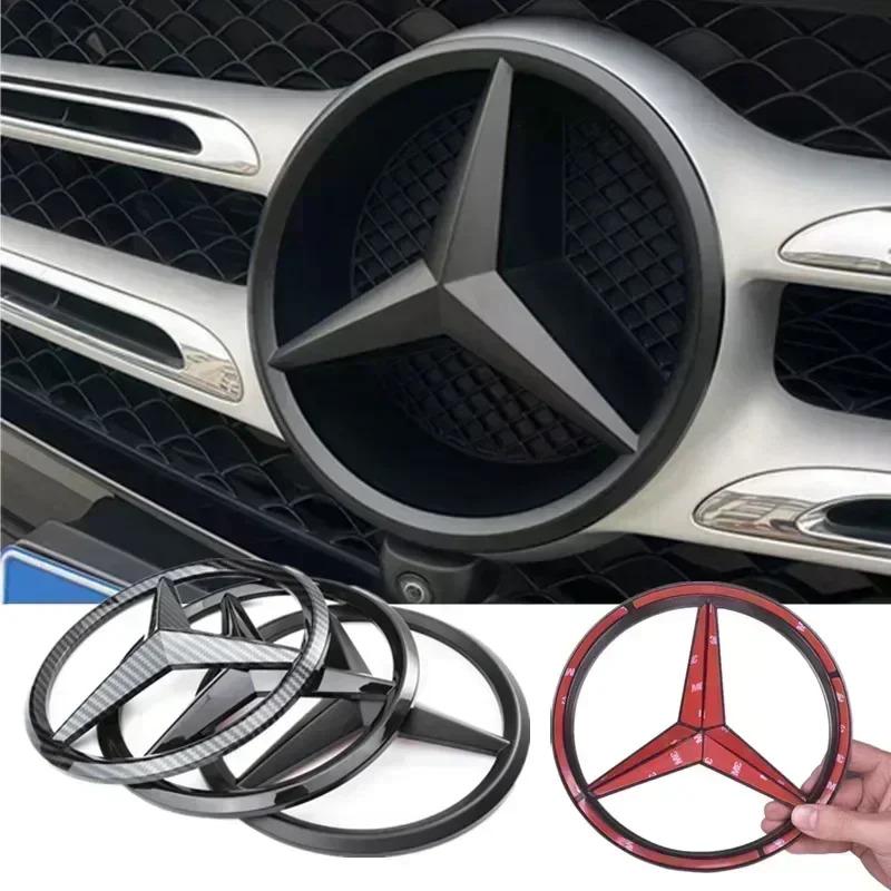 VRF2 ABS Car Front Grille Emblem Decal Cover Accessories for Mercedes Benz W204 W205 W210 W211 W212 W213 C E Class GLA GLK ML GLC GLE