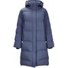 Loose Fit Hooded Warm Down Jacket Women Outerwear Dark-Night-Blue Gray P424W007-022C