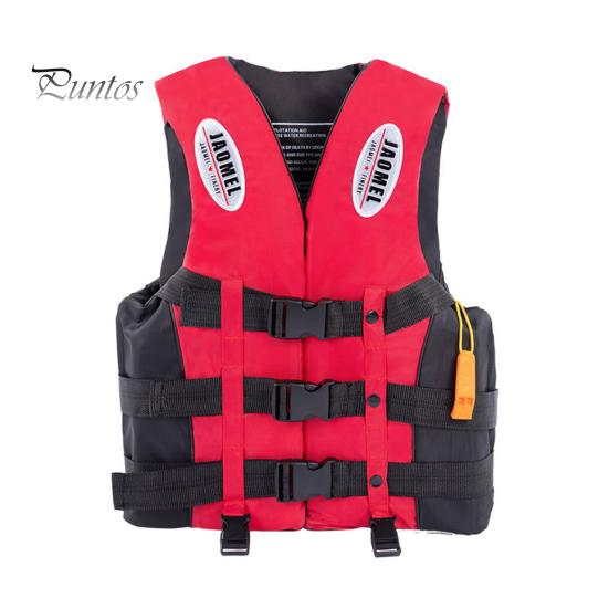 Adult Life Jacket 100N Buoyancy Paddle Life Vest Adjustable Flotation Device with Reflective Strip for Kayak Boat Surf Water Sports