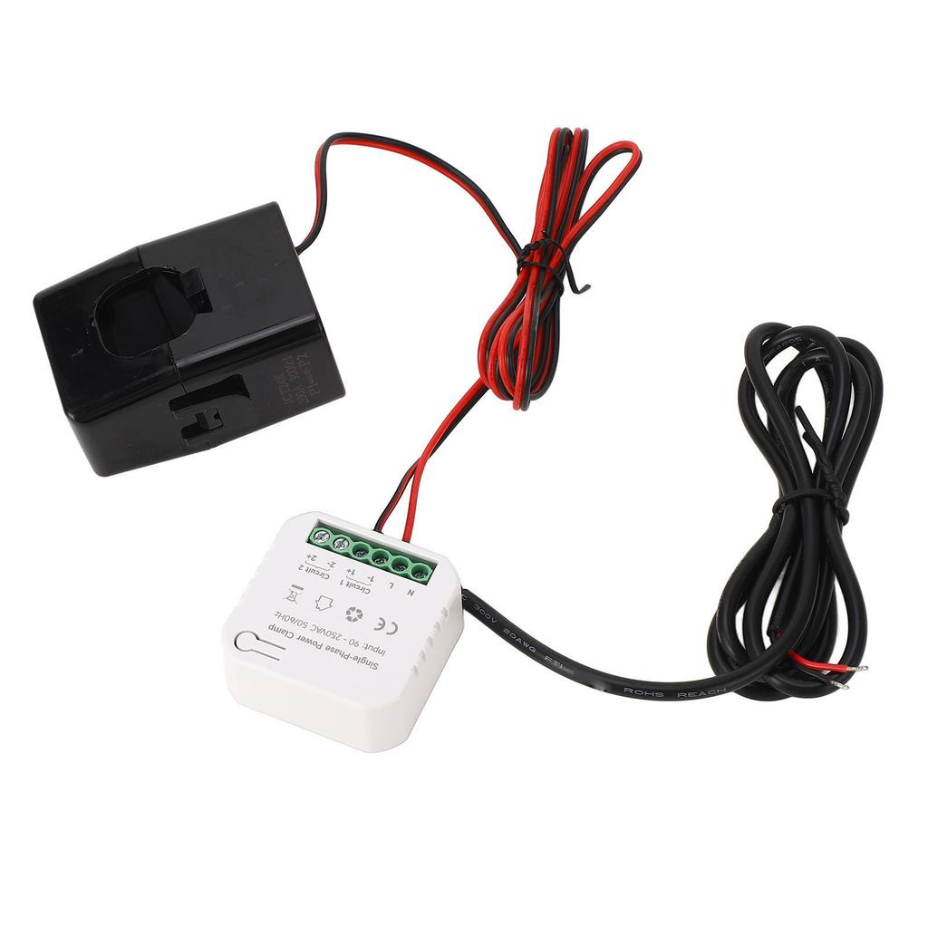 90‑250VAC Smart Energy Meter 2 Way Bilateral Real Time APP Monitor Electric Meter with 200A Current Transformer