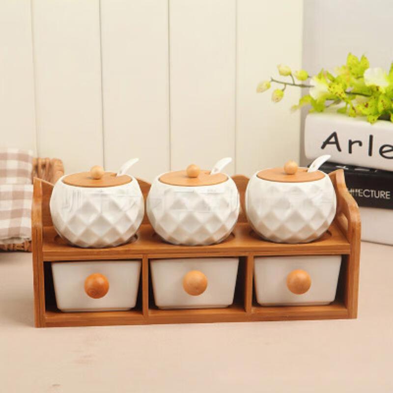 Qianxing Ceramic Kitchen Seasoning Set