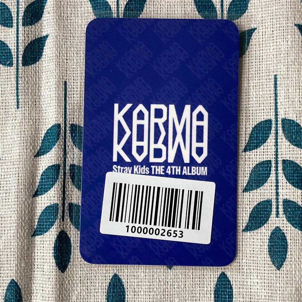 [USED] StrayKids KARMA FANS Purchase Bonus: Resurreno Trading Card