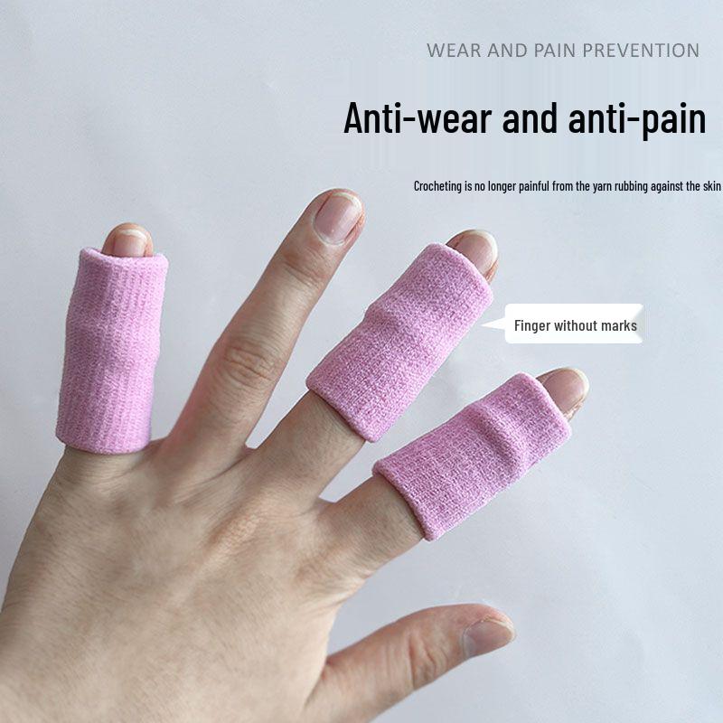Knitting & Crochet Finger Protector Set - Anti-Pain, Wear-Resistant, Anti-Slip for Sport & Sweater Crafting
