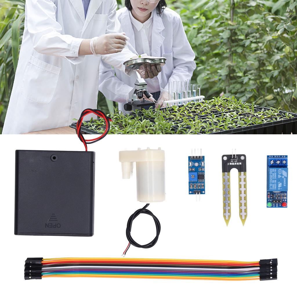 DIY Electronic Watering Kit Automatic Irrigation System Module Soil Moisture Sensor Pump