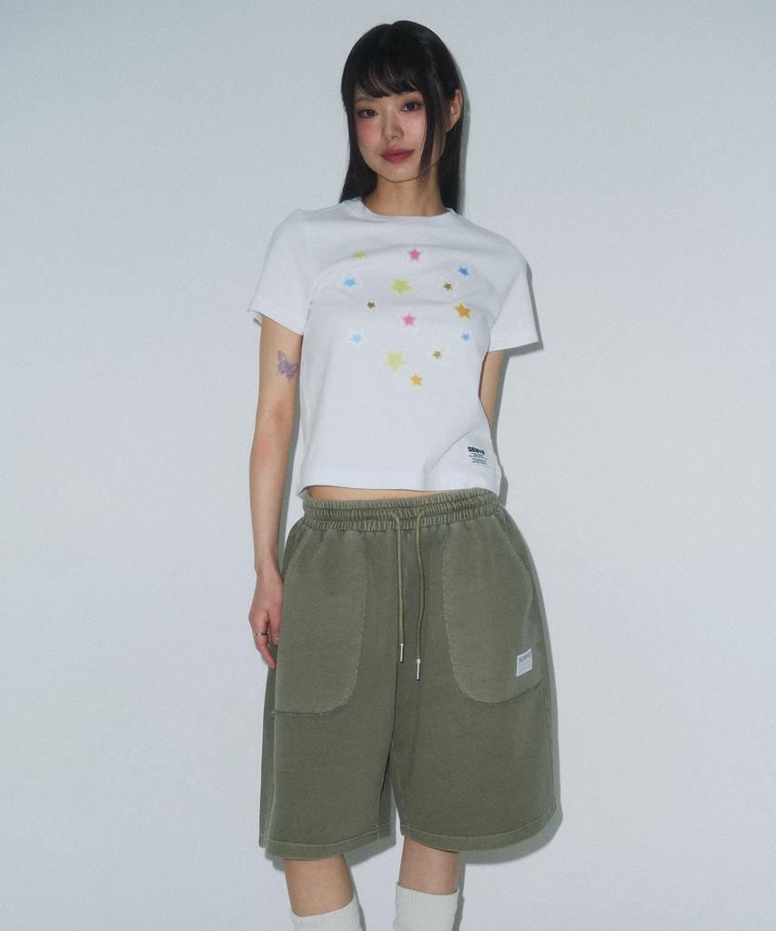 Ssobi Kiki Semi-Crop Short Sleeve Tee