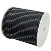 Sutekus Tent Rope, 8mm Diameter, Paracord with Reflective Material, 2000kg (2 Tons) Load Capacity, 40m Length (Black)