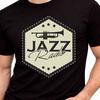 Jazz Radio Trumpet Musician Brass Instrument Retro Music Festival Graphic Tee.