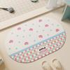 Bathroom absorbent diatom mud toilet  doormat toilet toilet floor mat toilet carpet