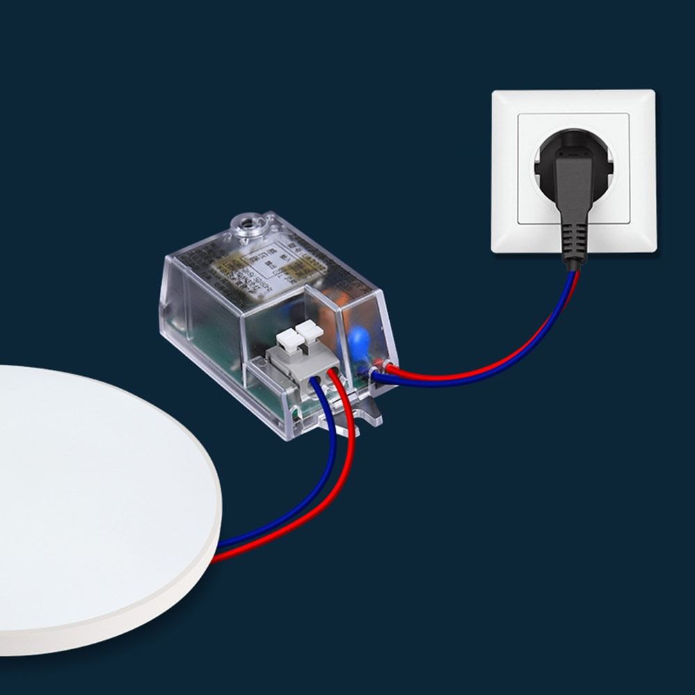 Transparent Shell Radar Presence Sensor Switch Auto On Off Light Control Switch  Indoor Lighting