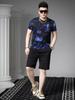 European Goods 2025 Summer New Short-Sleeved T-Shirt Men's Round Neck Half-Sleeved Top Casual Versatile Trendy Brand Printed T-Shirt