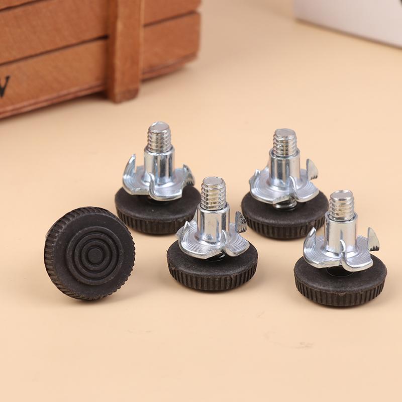 20Pcs M6 Thread Adjustable Furniture Levelers Screw In Chair Feet Durable Easy To Use Adjustable Furniture Feet Leg Levelers